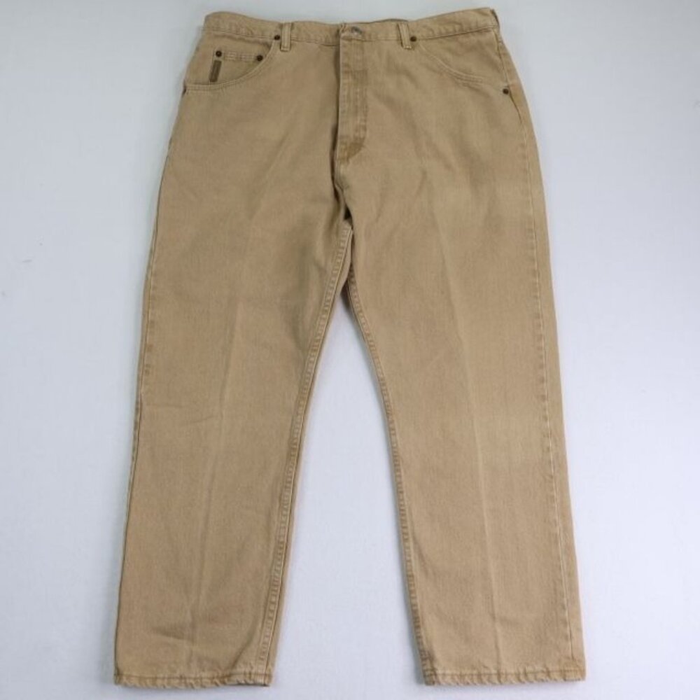 Wrangler Men's Straight Jeans Tan